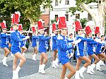 5.9.2003 - Na 5. Majstrovstvách Európy v Bratislave štartuje 80 skupín a 1100 dievčat z 9 krajín Európy. Slovensko reprezentujú aj mažoretky Kleopatra z Devína