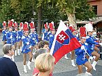 5.9.2003 - Na 5. Majstrovstvách Európy nechýba ani slovenská vlajka.